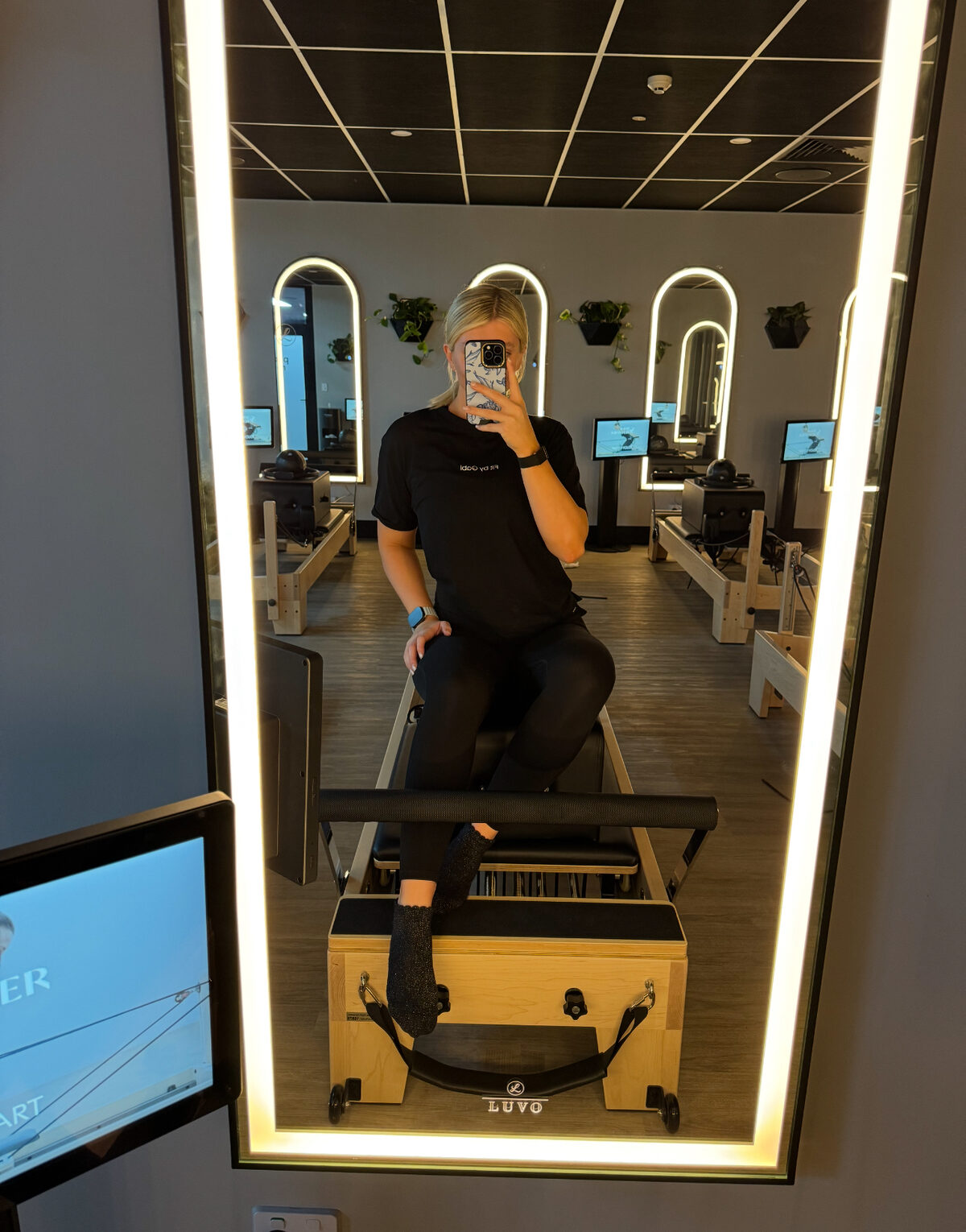 Reformer Pilates session with Fit by Gabi